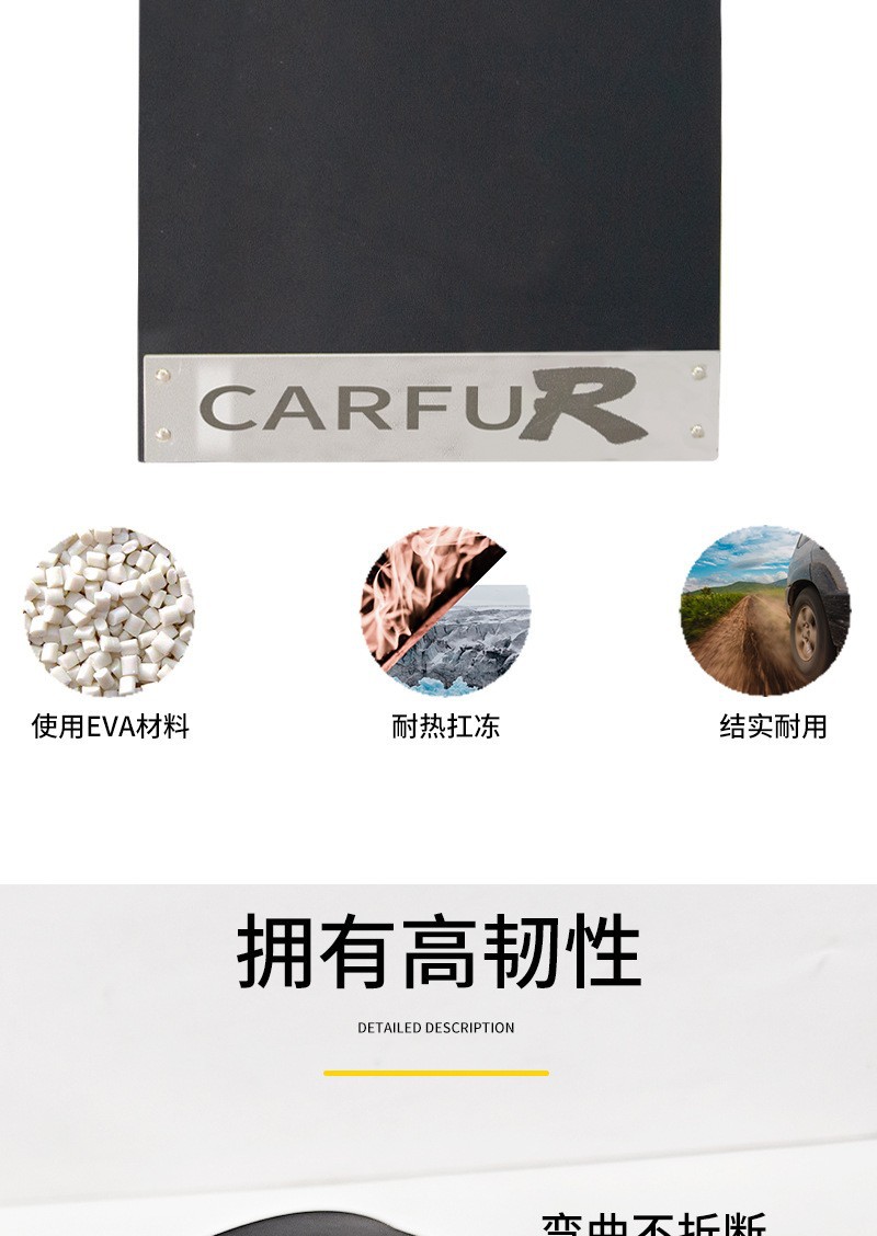 New Product: Essential Car Mud Flaps for the Rainy Season, Universal Waterproof Car Mud Flaps, High-Temperature Resistant Car Mud Flaps