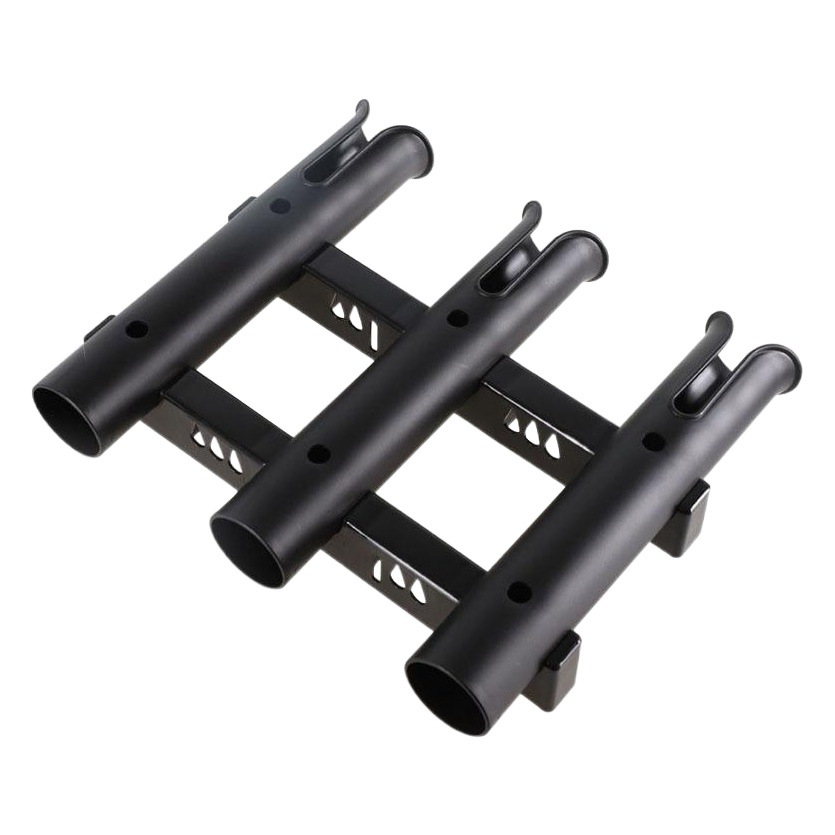 Three-barrel plastic fishing rod seat motor boat yacht bracket marine kayak fishing rod battery fishing rod barrel