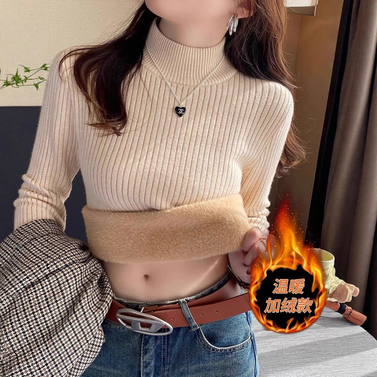 韩系减龄翻领蝴蝶结刺绣针织毛衣女春秋新款甜辣妹慵懒百搭上衣潮