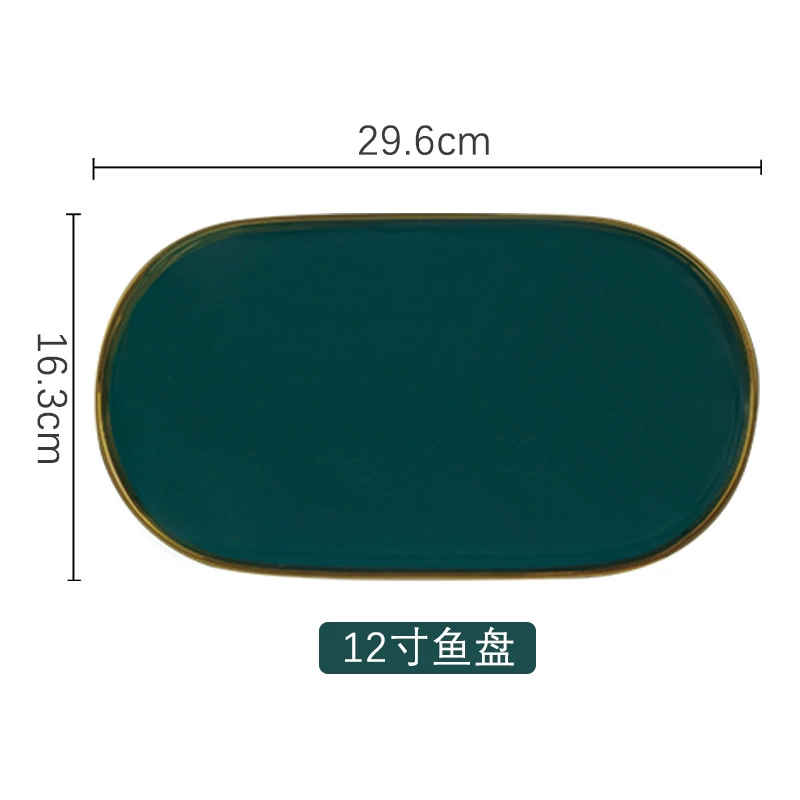 Ceramic tableware, set for hotel, light luxury style, Nordic style