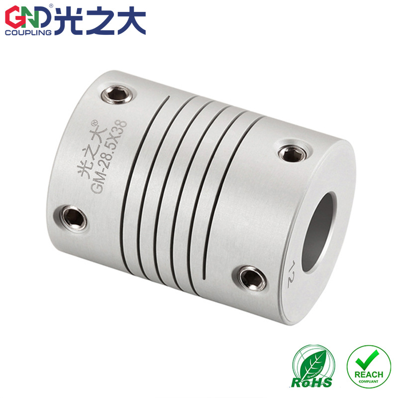 GND光之大传动弹性联轴器丝杆编码器柔性连轴器GM-28.5X38