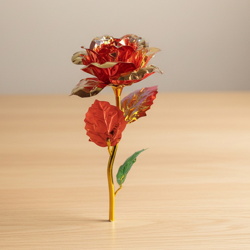 Jiao Yan flores eternas flores bonos de oro simulación del día de la madre creativo regalos del día de San Valentín regalos al por mayor transfronterizos