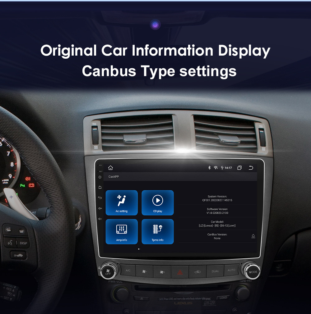 Cross-border Android navigation is suitable for 06-12 Lexus IS250 central control large screen car navigation all-in-one
