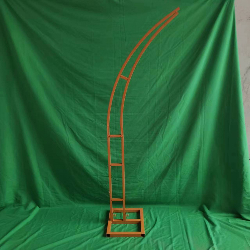 新款婚庆铁艺拱门花架牛角门羊角门户外婚礼布置拱门结婚门口装饰|undefined
