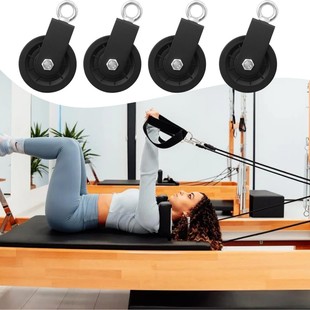 Cross-Border Direct Supply of Fitness Equipment Pulleys, Homemade High-Position Pull-Down Silent Rotating Pulley Set, Bird'S-Eye View Pulley Rack