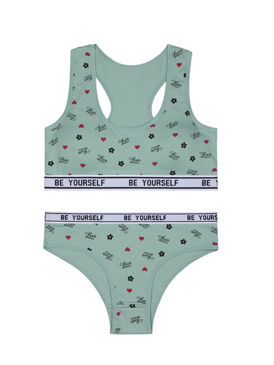 Ropa interior para niñas 10-14 años, período de desarrollo, sujetador, chaleco, deportes, correr, copa fija a prueba de golpes, chaleco a prueba de golpes, niño grande