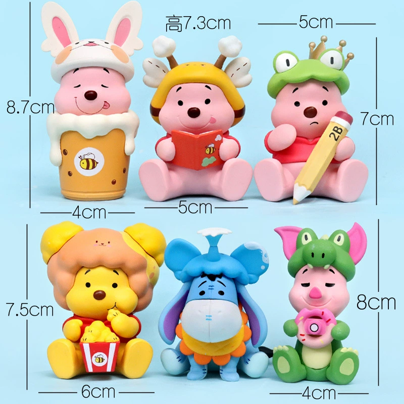 Q-version anime mini figure, cute character collectible, single blind-style figurine (61 g)