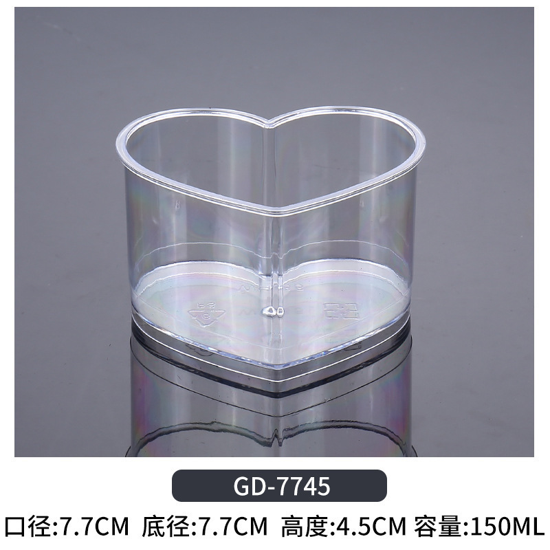 Taza de plástico desechable PS taza de champán transparente taza de helado taza de cóctel taza de fiesta taza de boda taza de jugo