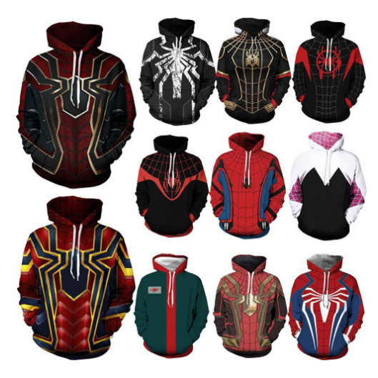 Halloween New Anime ZZX Zipper Sweatshirt Men's New Era Black ZZ3D Digital Printed Hooded Jacket