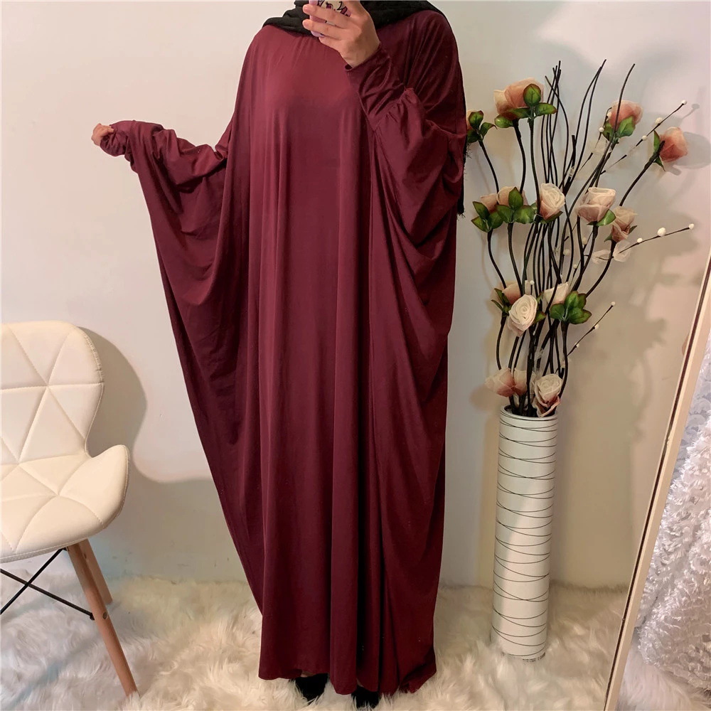 Women's Clothing Effortless Batwing Sleeve Dress, Solid Color Casual Shift Dress For Women_ecoleips.com