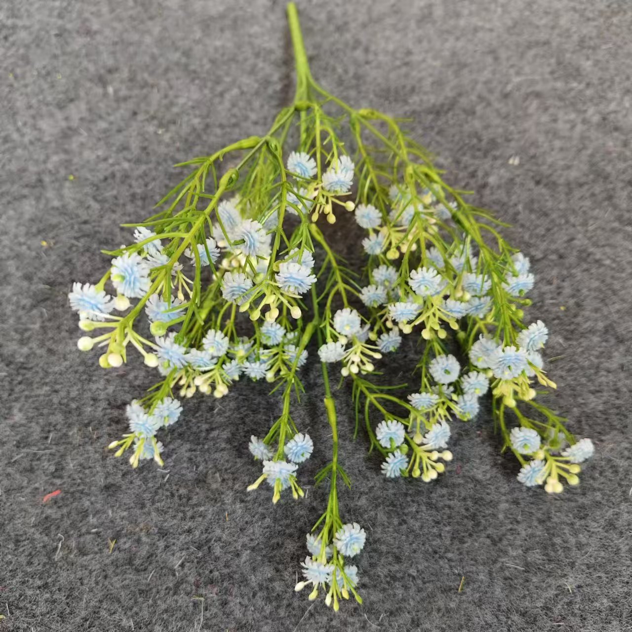 Nuevo pegamento suave con la sensación de mano lleno de flores de simulación de flores de boda decoración de ventanas del hotel en el hogar colocando flores falsas de comercio exterior