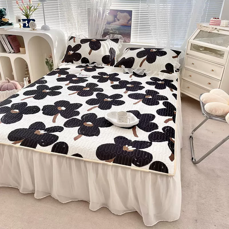 Summer silk mat, set for princess, 3 piece set