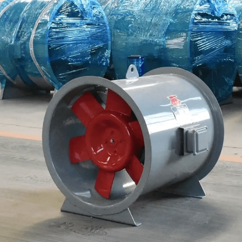 Ahorro de energía y bajo ruido para ventilador axial a prueba de explosiones de minería