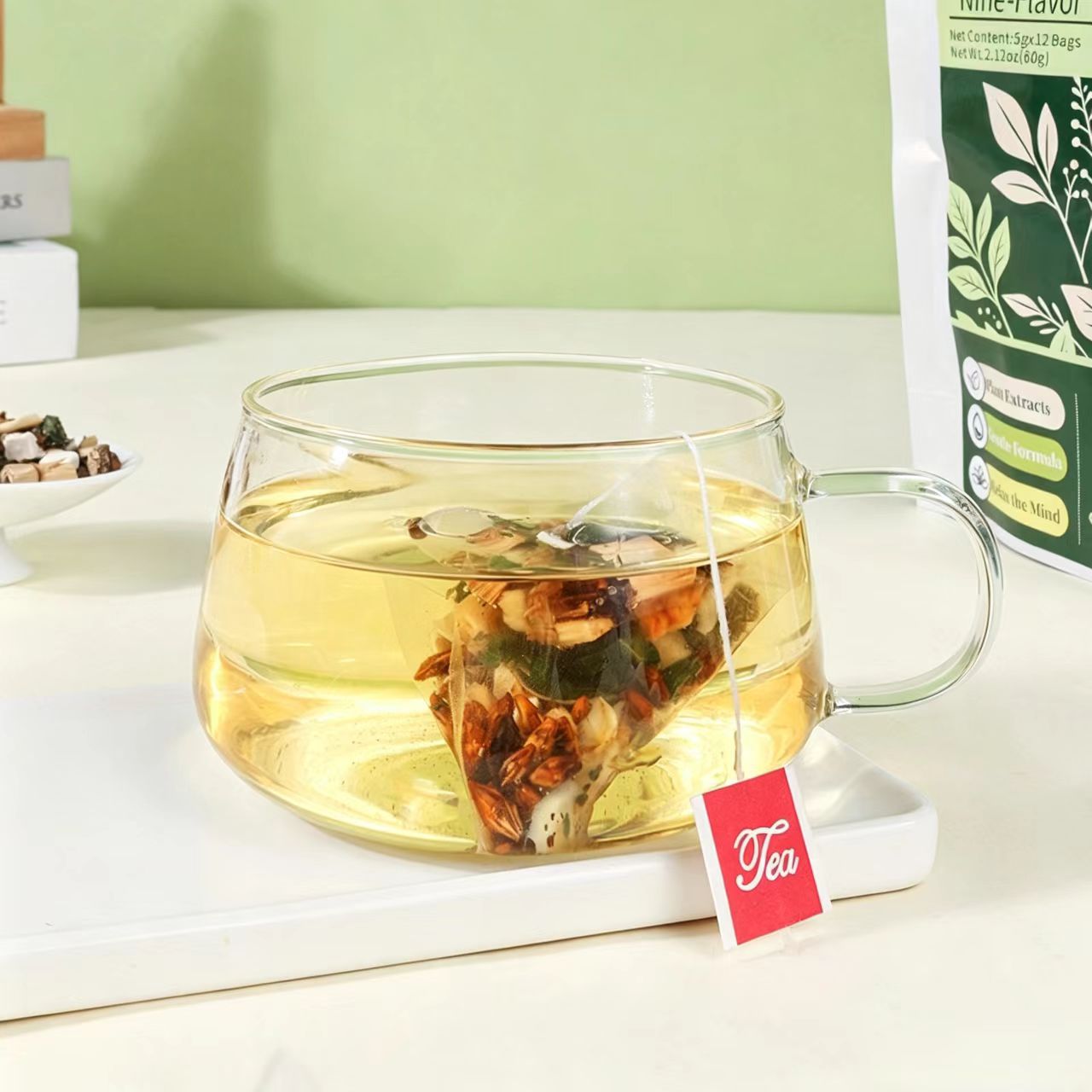 Nine Herb Wellness Tea Blend 5g x 12 Cold Brew Bags Mulberry Leaf Kudzu Lily Traditional Herbal Drink quality and texture