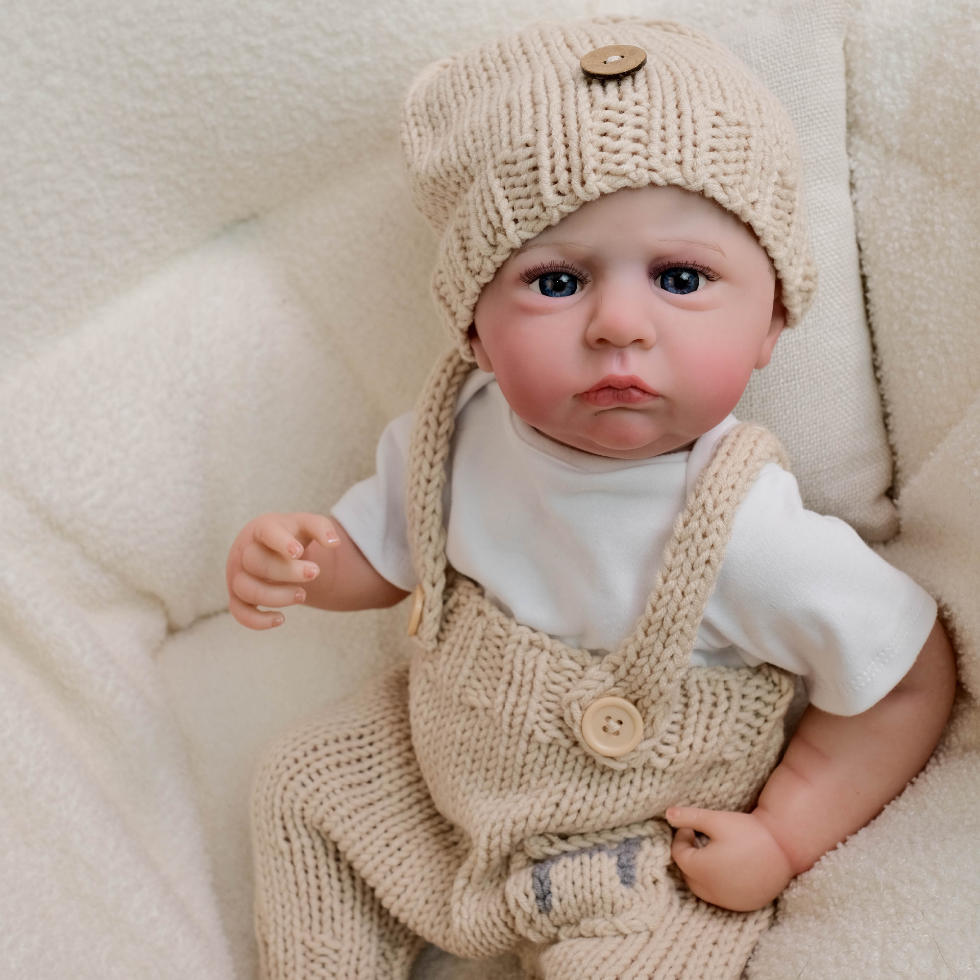 Mono cachico de 19 pulgadas, muñeca de simulación de renacimiento cameron, regalos navideños para niños, fuentes transfronterizas