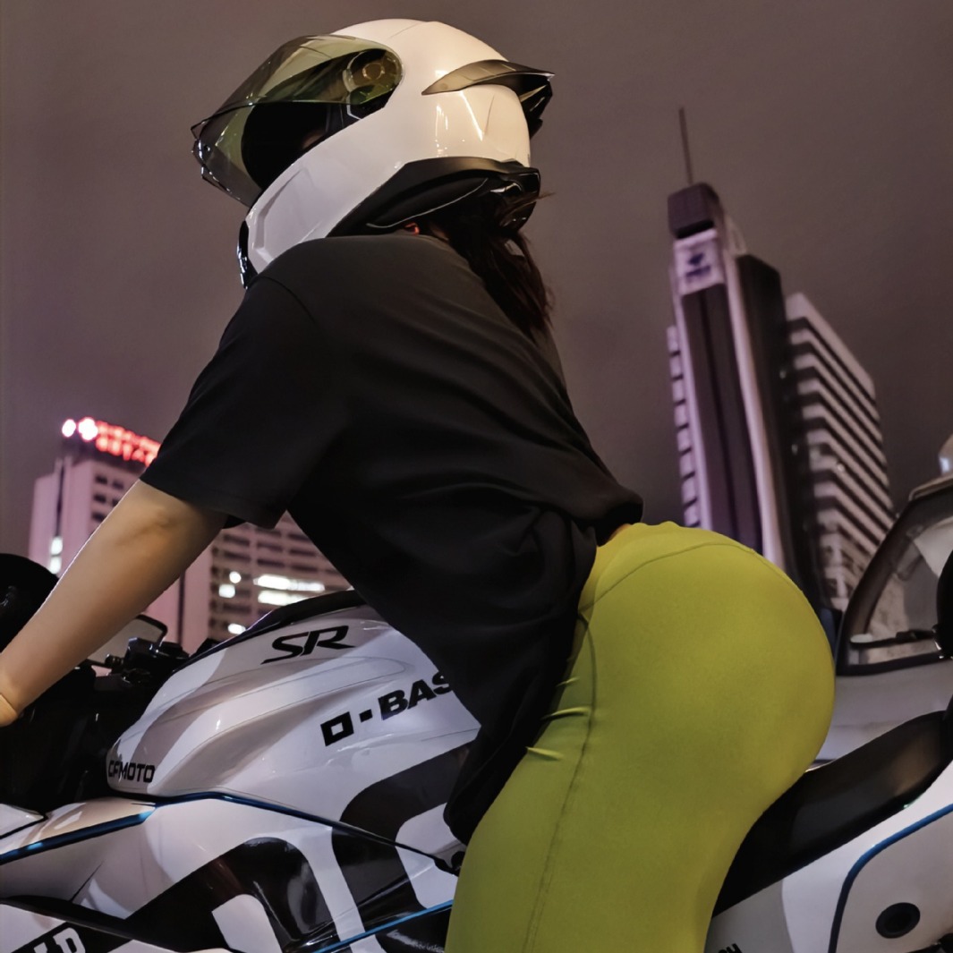 Casco de Motocicleta Certificado ORZ3c para Hombre y Mujer, Casco Integral de Doble Lente, Alerón Trasero Personalizado de Verano, Estilo Semi-Integral con Bluetooth