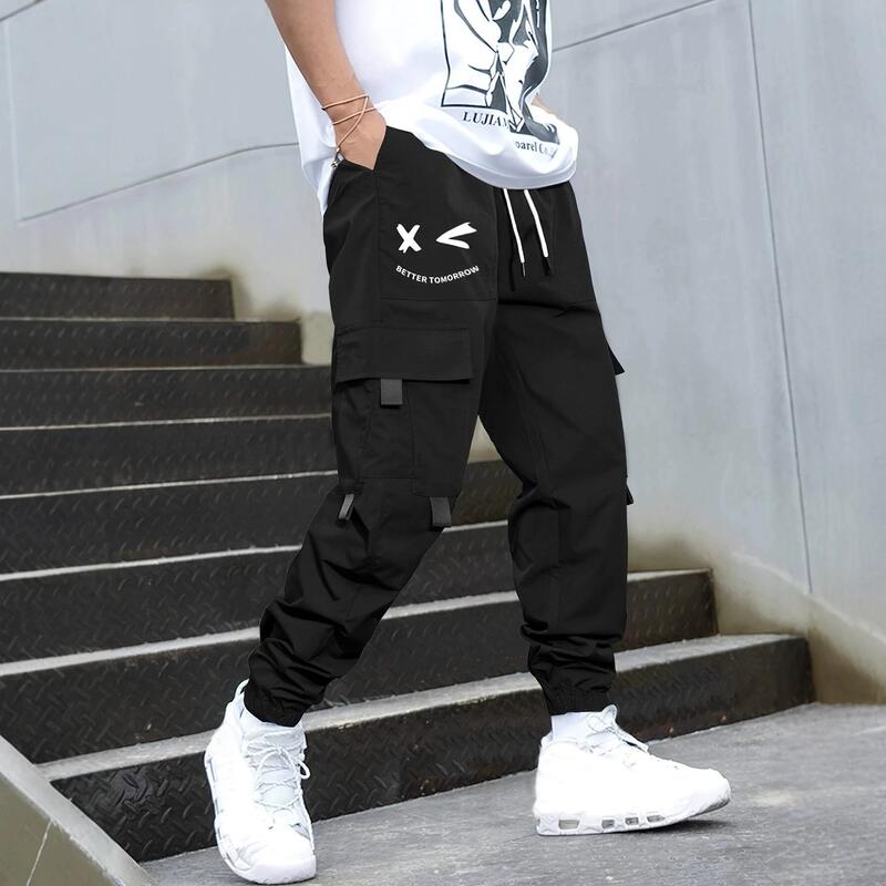 Cross-border foreign trade spring and autumn men's new casual commuter versatile long pants, sports jogging workwear pants, wholesale in stock