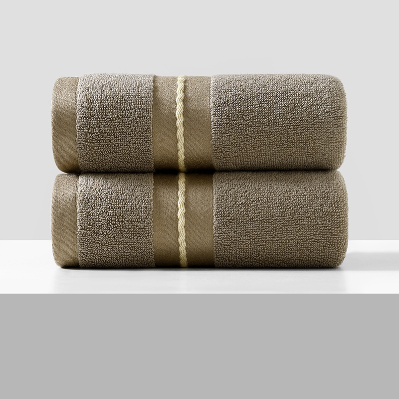 Toallas de algodón puro, tipo A, al por mayor, gruesas, suaves, absorbentes, de poliéster y algodón, toallas faciales para adultos, de secado rápido, para lavarse la cara.