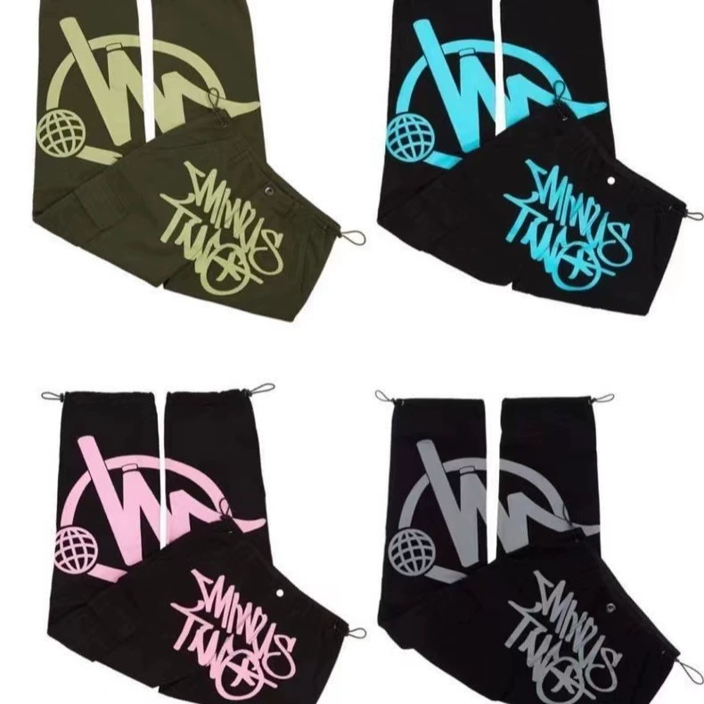 2023 трансграничные американские уличные хип-хоп брюки с принтом планеты ниша модный бренд комбинезоны свободные прямые повседневные брюки