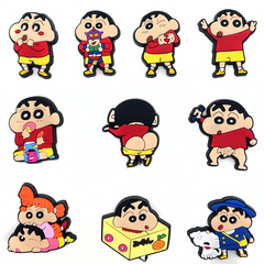 クレヨンしんちゃん靴花新アニメ取り外し可能な下駄靴花靴バックルアクセサリーガーデンシューズ装飾クロコ