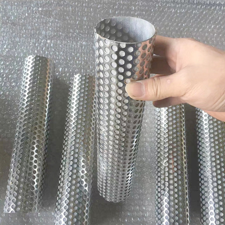 ステンレス製フィルターメッシュ管パンチングフィルター加工ステンレス製メッシュワイヤーメッシュ吹出口円形フィルターバレル|undefined