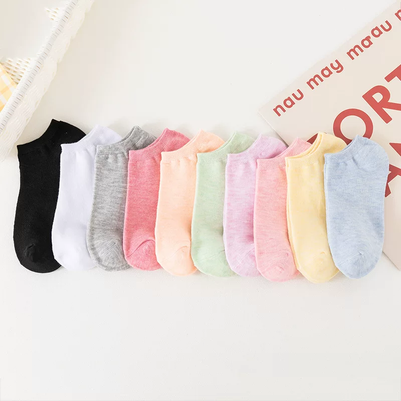 (Cross-border trading), solid breathable socks, absorbs sweat and smell