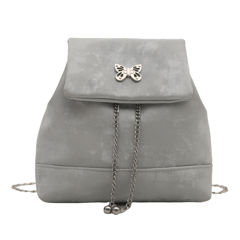 2024 nueva mochila de diseño de nicho de gran capacidad bolso de cadena de ocio de cercanías coreano bolso de elemento mariposa