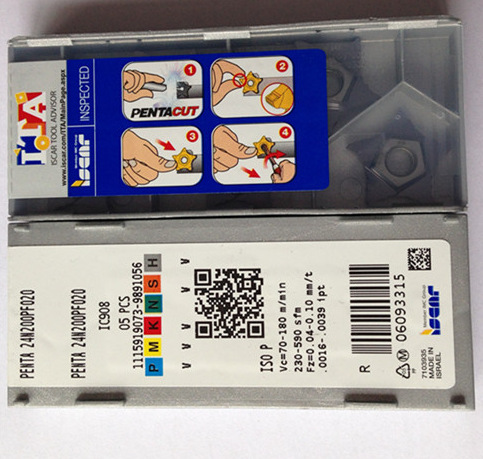 槽刀片 以色列伊斯卡PENTA 24N300C020 IC908伊斯卡五角星刀片