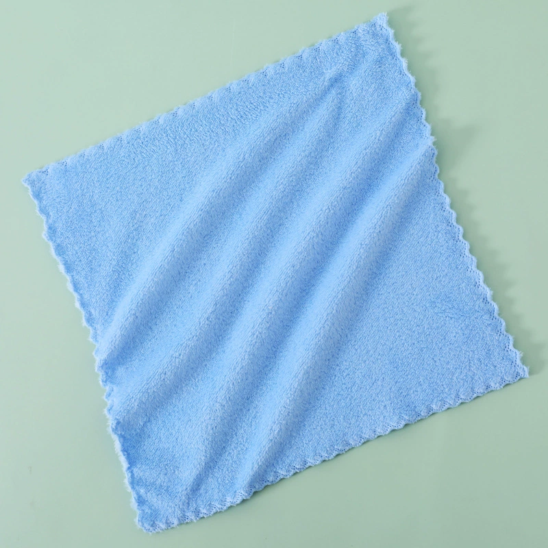 Coral scarf for kindergarten, soft towel for face washing for home use, wholesale, water absorbent