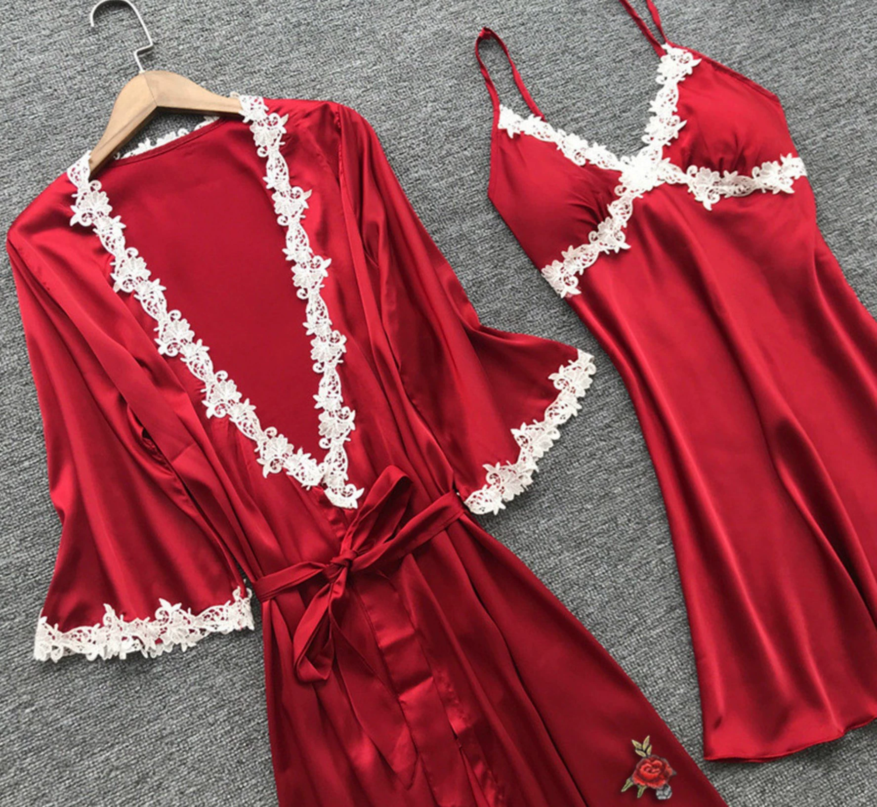 (Cross-border trading), sexy set, pijama for bride, bathrobe, plus size