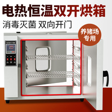 電熱恆溫干燥箱對開門烤箱養豬場物資前后雙開門鼓風高溫烘干箱
