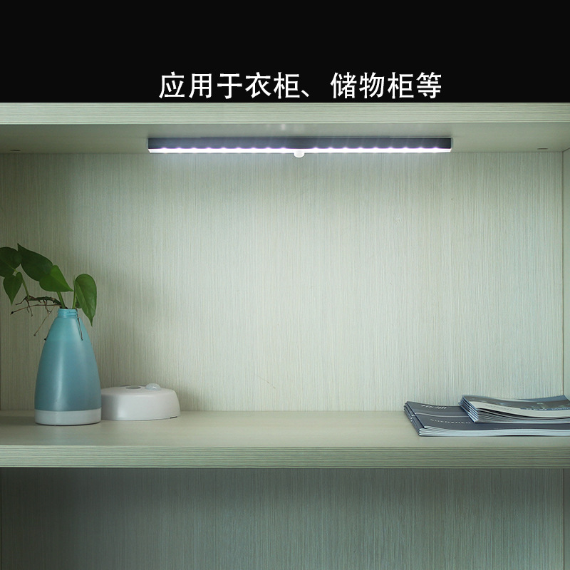 20LED36LED64LED长条USB充电款全屏双排灯珠人体感应灯家居小夜灯