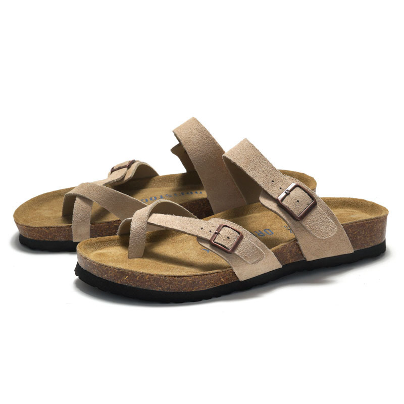 ORFISTOCK Full Cowhide in stock Birkenstocks Shoes Sandals and Slippers Women's Outwear Fashion Cork Birkenstocks for Women
