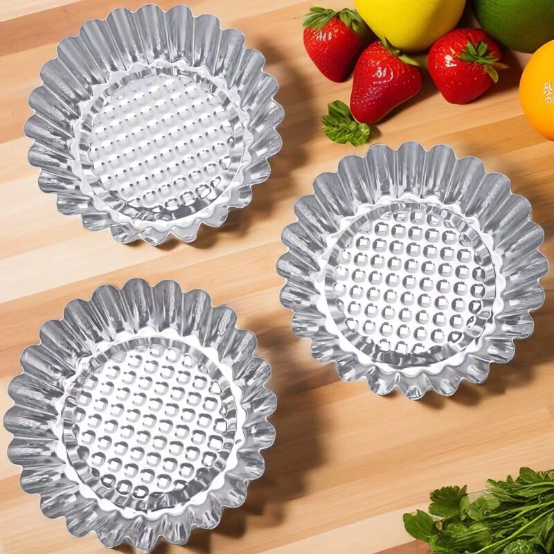 Factory direct supply stainless steel egg tart cake mold cup Ma Fen lace egg tower mold Portuguese tart lamp coconut egg tart lamp mold