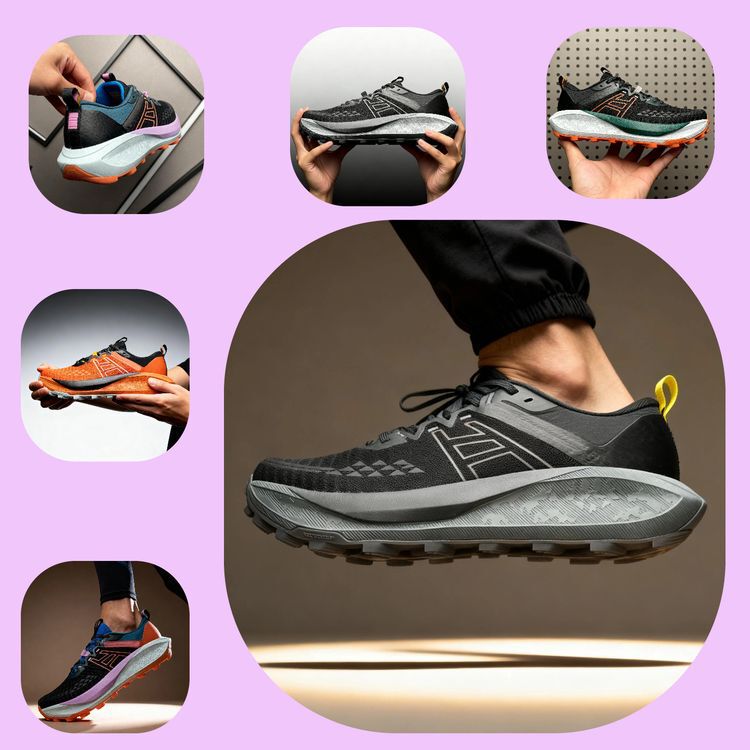 [Autumn and Winter Professional Contrast Color] Outdoor Trail Running Shoes Mesh Wear-Resistant Casual Shoes Outdoor Enthusiasts Adventure Trend