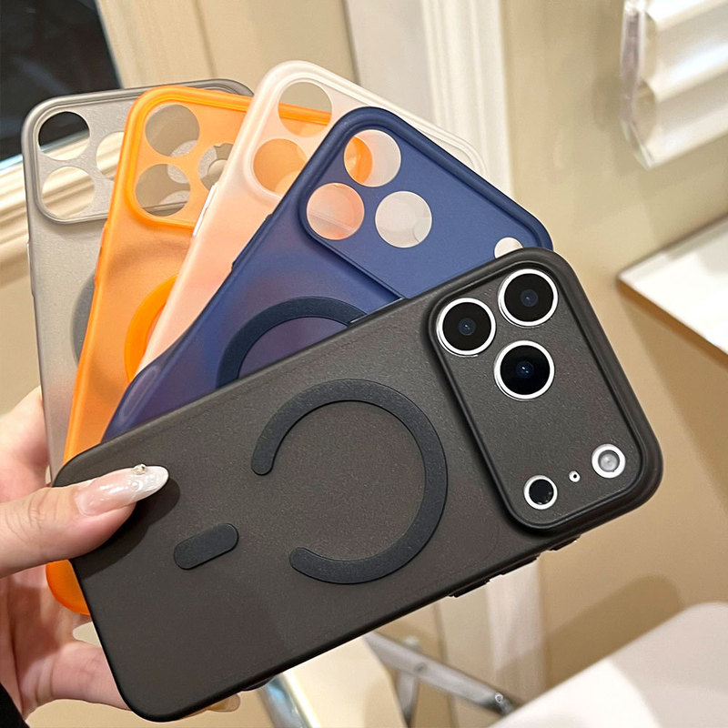 Ultra-Thin Matte Magnetic Case Suitable for Apple 17 Phone Case, Magnetic Precision Hole Design, iPhone 16 Full-Cover Anti-Drop Protective Case