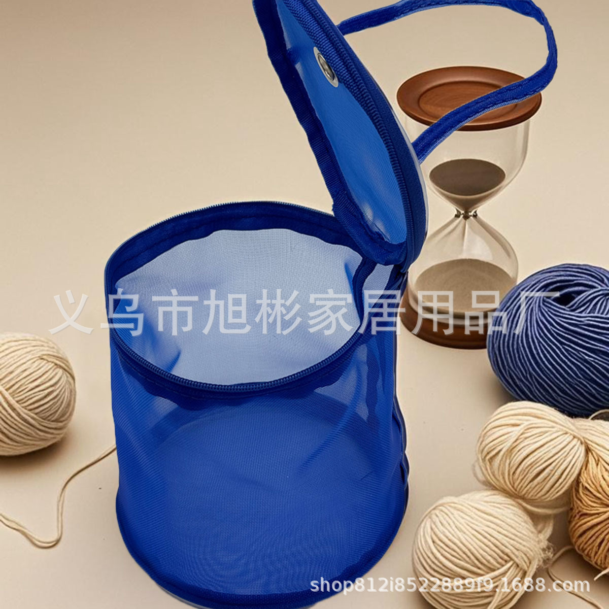 Bolsa de almacenamiento de lana DIY herramientas de tejer a mano Crochet hilo bolsa de almacenamiento de malla sujetador bolsa de almacenamiento de fábrica al por mayor