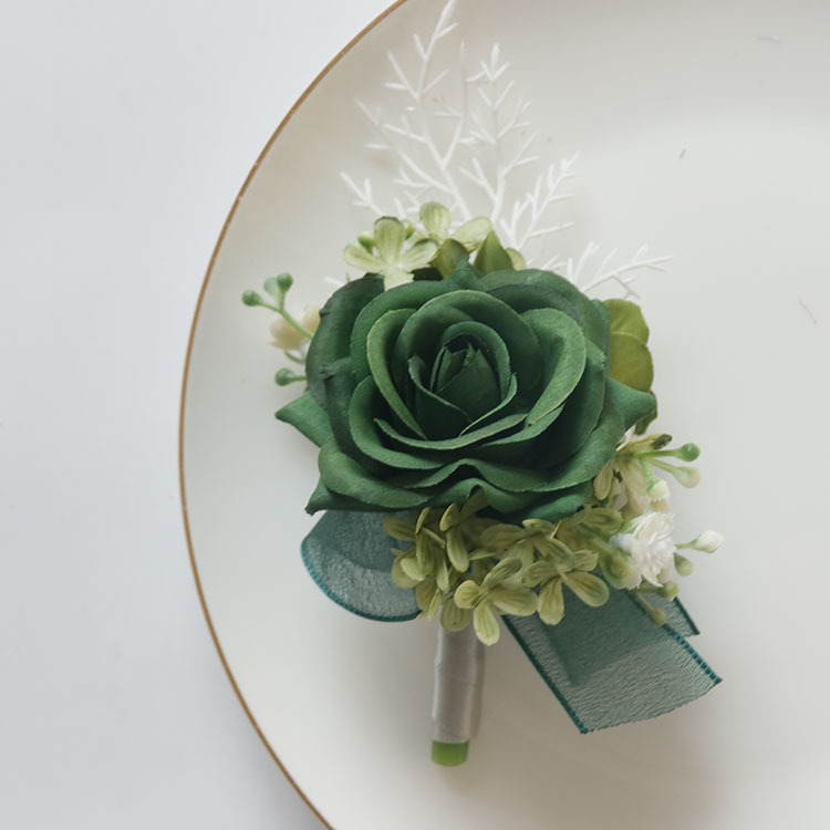芸涵閣xs36結婚祝い花芸シミュレーション花ビジネス祝典開業ゲスト胸花襟花手首花緑|undefined