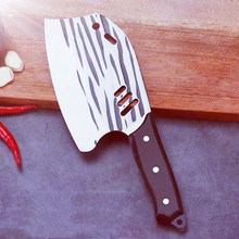 鱼头刀直播热销货源厨房家用不锈钢手工锻打菜刀锋利砍骨刀斩骨刀