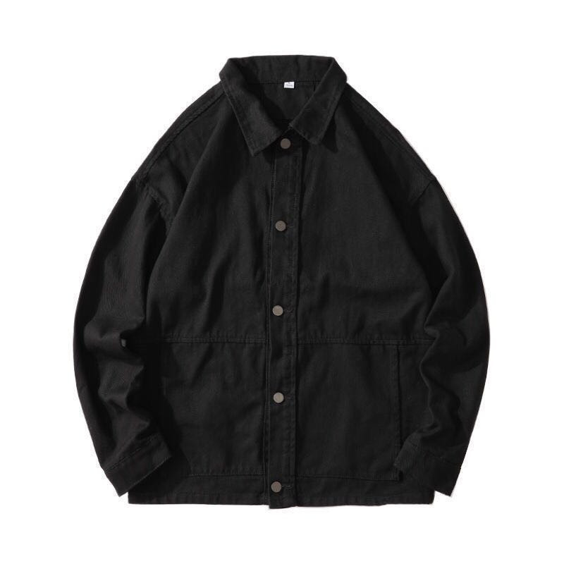 자수 데님 재킷 남자 2024 봄 가을과 겨울 새로운 레트로 코트 캐주얼 트렌디 브랜드 자켓