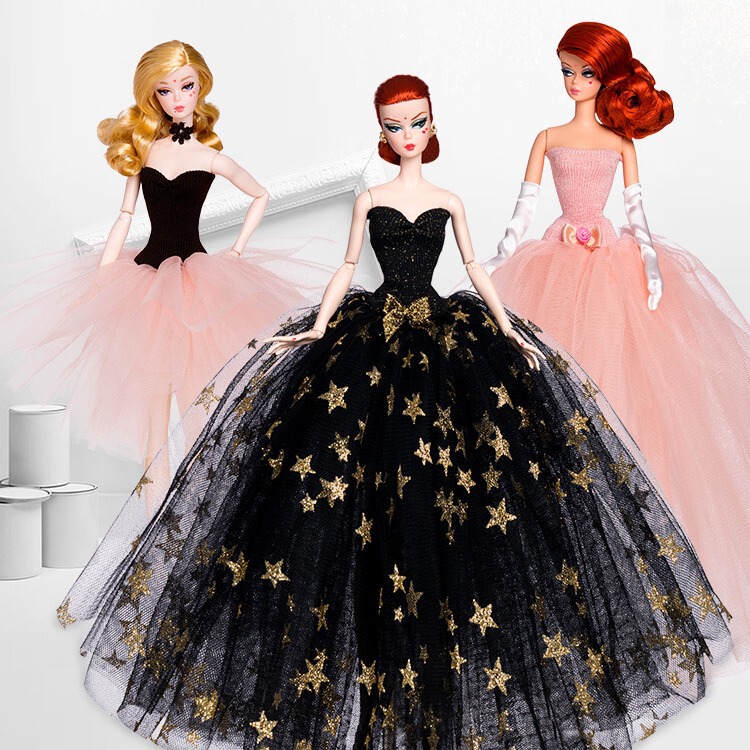 Amazon Foreign Trade Toy Doll Clothes Barbie Princess Dress Accessories Doll Clothing for Girls