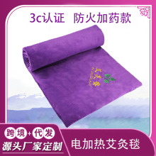 定制电加热艾灸垫子艾草床垫热敷包艾绒电热毯保暖褥子发热片批发