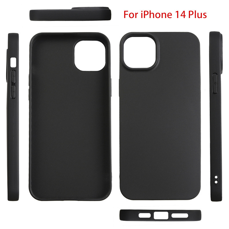 For Apple iPhone 14Plus/13 full frosted 12Mini/11/XR material TPU soft case phone case