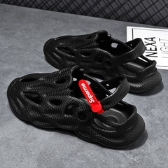 Coconut Hole Shoes Summer New Men's Outdoor Casual Sticky Toe Driving Outside Wear EVA Material Sandals