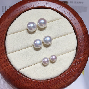 Natural Freshwater Pearl Earrings for Women S925 Sterling Silver High Brightness Small Bulb Full and Flawless Pearl Fashion All-match Earrings