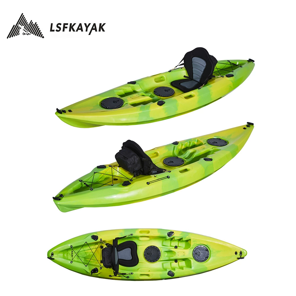 Rolling Plastic Kayak Single Plastic Boat Single Platform Boat 2.9 -meter Single Ship Home Single Boat Rowing