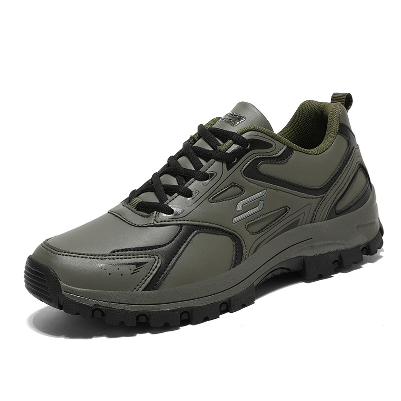 Zapatos casuales cálidos de color sólido de la parte superior baja zapatos antideslizantes al aire libre de pareja transfronteriza más tamaño con cordones zapatos deportivos de moda para caminar