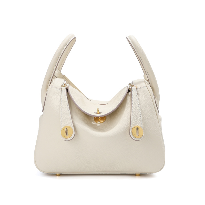 togo头层牛皮琳迪腋下包真皮枕头单肩包女士通勤百搭时尚斜挎包包 - Thumbnail 12