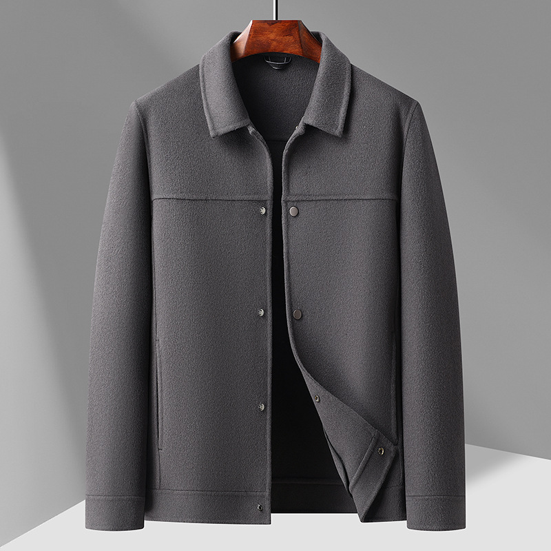 양면 양털 수제 플러스 사이즈 울 재킷 비즈니스 코트 하이 퀄리티 플러스 사이즈 따뜻한 70% 양모 코트