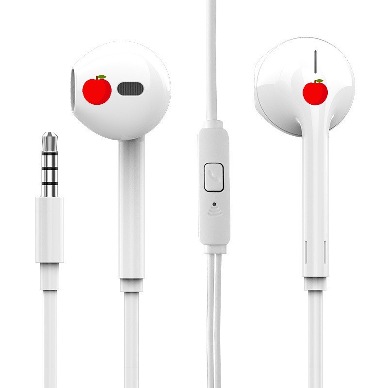 Auriculares con cable de fábrica en stock para Apple Huawei Android 3,5 MM llamada de control de alambre auriculares universales